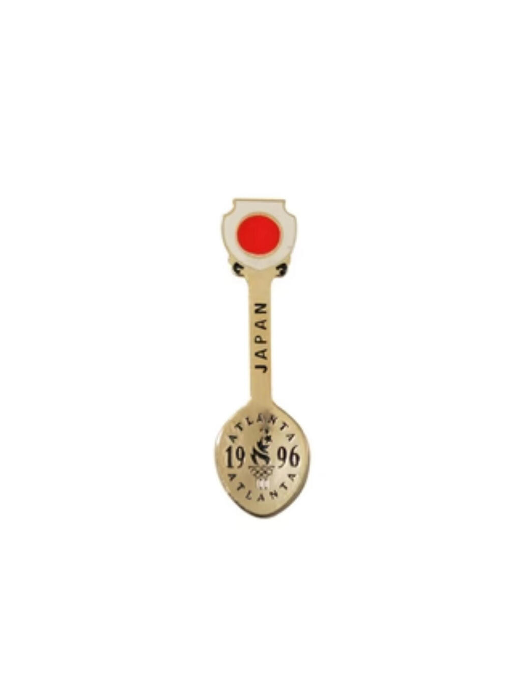 Vintage Olympic 1996 Atlanta Japan Metal Spoon Pin